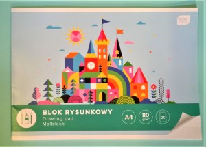 Blok rysunkowy A4 INTERDRUK