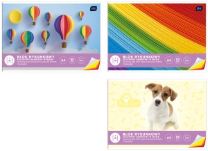 Blok rysunkowy A4 KOLOR INTERDRUK