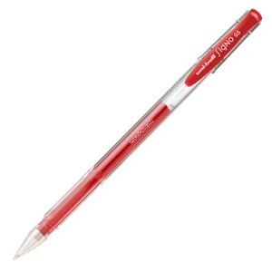 Pióro żelowe SIGNO UM-100 CZERWONE