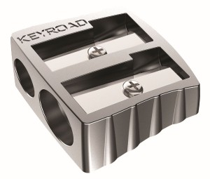 Temperówka metalowa 2-otworowa KEYROAD (1szt)