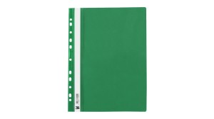 Skoroszyt PCV wpinany (10szt) ZIELONY