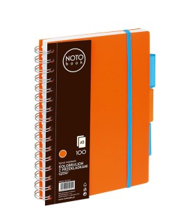 Kołonotatnik A5 100# NOTOBOOK POMARAŃ.(150-1410)