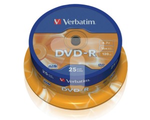 DVD-R VERBATIM AZO 4,7GB (25szt) C-BOX