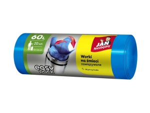 Worki na śmieci 60l (20szt) JAN NIEZBĘDNY