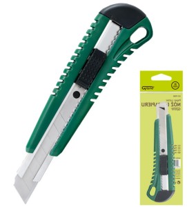 Nóż do tapet z prowadnicą 18mm GR-84 GR-9988