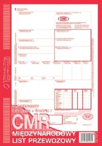 CMR Międzynarodowy list przewozowy (1+4) (800-2)