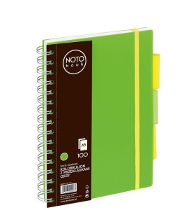 Kołonotatnik A5 100# NOTOBOOK ZIELONY (150-1411)
