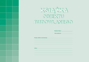 Książka obiektu budowlanego (604-1n)