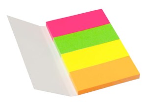 Zakładki indeksujące 20x50mm (4szt) NEON TRES