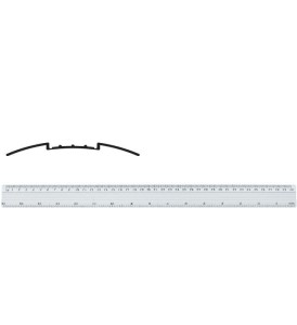 Linijka 40cm aluminiowa GR-112-40 (130-1505)