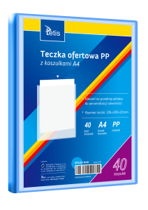 Teczka ofert.A4 40 kosz.NIEB (BT630-N40) TETIS