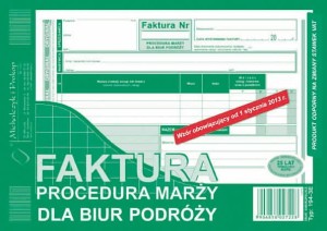 Faktura procedura marży A5 (194-3E)