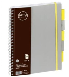 Kołonotatnik A4 100# NOTOBOOK SZARY (150-1408)