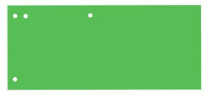 Przekładki 240x105 (100szt) ZIELONE