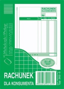 Rachunek konsumenta A6 (262-5)