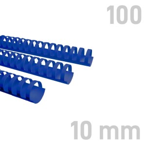 Grzbiet 10mm do bind.NIEBIESKI (100szt)