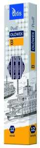 Ołówek TETIS PIXEL B KV060-B (12szt)