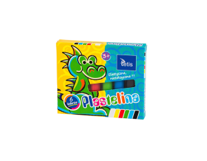 Plastelina 6 kolorów 15g TETIS (KP001-A)