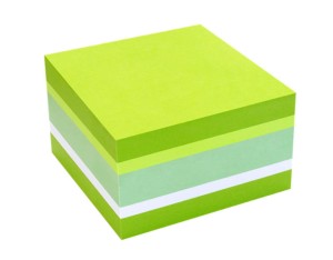 Notes kostka samoprzylepna 75x75 NEON BAZYLIA INF