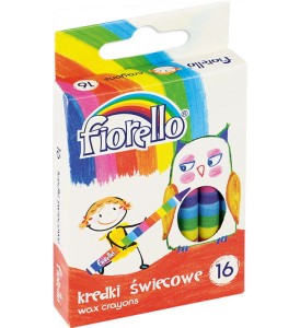 Kredki Fiorello świecowe 16-kol (170-1385)