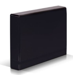 Teczka A4/4cm BOX CARIBIC CZARNA