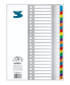 Przekładka laminowane A4 alfabetyczne A-Z