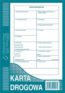 Karta drogowa A5 (815-3-N) NOWA